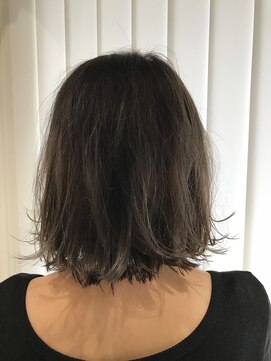 エイトタマプラ たまプラーザ店(EIGHT tamapla) 【EIGHTたまプラ】デザインカラー_切りっぱなしボブ