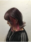 ≪谷添担当≫モーブピンク×インナーカラーでお洒落度アップ♪