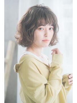 ヴァンクシー バイ ルナ(VANKCY by Luna) アッシュブラウン 外ハネボブ 伸ばしかけ 向ヶ丘遊園 20代 30代