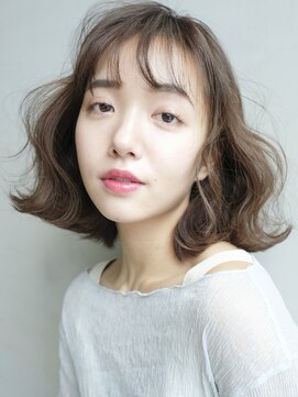 アルバム 銀座(ALBUM GINZA) ふわボブ_厚めバングローライトスリークボブ_67323