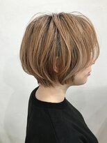 アリウス(ALIUS by posh)&nbsp;【ALIUS 池袋 小川真一】丸みショート×ブロンド