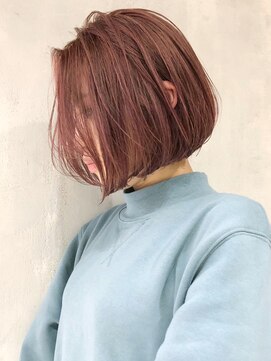 アルバム 新宿(ALBUM SHINJUKU) チェリーピンクボブ_セミウェットウェーブ_ba254812