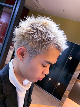 ボタン テンジン(VOTAN tenjin) 【Votan北村】メンズカット☆ホワイトブリーチ