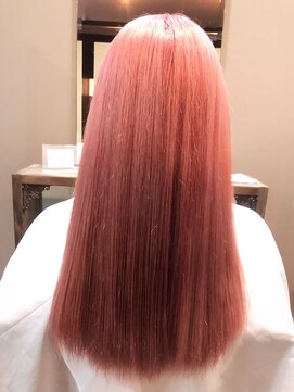 アフィニティー(AFINITY) ピンクカラー《ケアブリーチ/堅田美容室/髪質改善/》