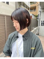 サク(Sac.)&nbsp;内巻きボブ×柔らかベージュ　Sac.栃木優佑