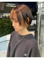カーフリヘア ウル 千葉店(Kahuli hair Ulu) フェイスフレーミング＋丸みショート【RYUKA】