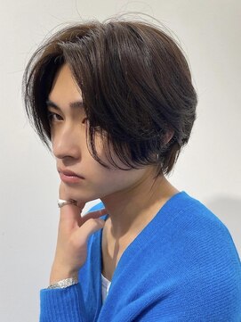 バイフィフス 原宿/表参道(by fifth) 前下がりセンターパート韓国風センターパートセンター分け