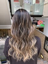 ラフ 難波店(LAFF)&nbsp;#黒髪#ボブルフ#ネビージュ#小顔#ワンレン