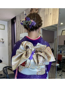 コアフール美感の季 着付&編み込みセット