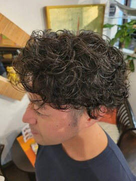 タイガ 上野御徒町(TAIGA) 髪質改善×ツイストスパイラルパーマ(メンズ/ショート)