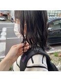 #ダークカラー　#アッシュカラー　#ミディアム
