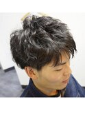 ツーブロックマッシュパーマ大人カジュアル【カミケン方木田店】