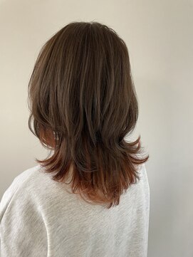 ヘアー ミッション 心斎橋店(hair Mission) マンダリンコーラル＋ベージュカラー