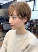 【アフロート 畑中】女性らしいマッシュショート/大人ショート