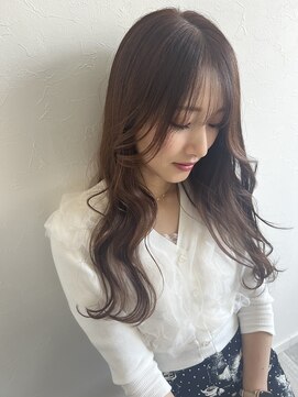 トゥルーブ バイ ファースト 富沢店(trove by first) 大人可愛い/ブラウンベージュ/ツヤ髪/ロングヘア