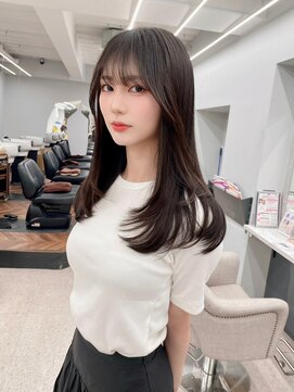 ノイズ オオサカ(NOISM) 韓国風モテレイヤーカット　シースルーバング