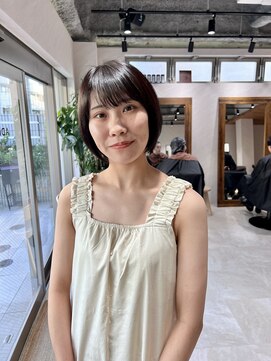 アドア 横浜(ADORE) 【ADORE横浜】マッシュショート×地毛風カラー