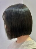 ぱつっとボブ☆美髪ボブ/美髪矯正[北千住]