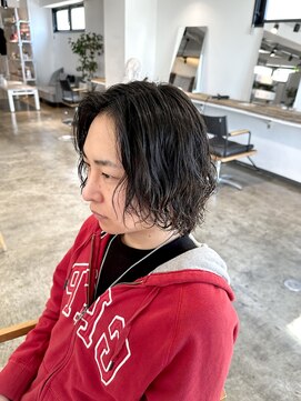 ザ オーダー(THE ORDER) グランジパーマメンズゆるふわパーマボブウルフ