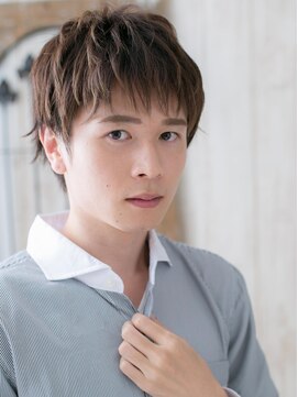 メンズヘア ビーセカンド 草加店(MENS HAIR B-2) 爽やか王道ビジカジフェザーショートX草加