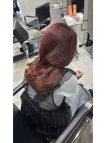 ラック(LUCK)&nbsp;レイヤーぱっつん前髪ステップボーンカットシルキー船橋/韓国