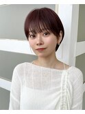 【畑中正敏】愛されショートボブ艶髪/似合わせカット