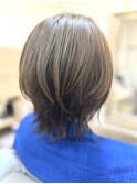 大人女性ウルフカット♪