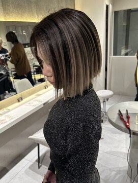 ロンドルピナス 小倉(Lond Lupinus) 顔型別ヘアスタイル特集 /チェリーブラウン /ミニウルフ