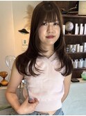 " ロングレイヤー "/ レイヤーカット/顔周り/ラフレイヤー