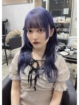 シエンゴールド(CIEN gold)&nbsp;ラベンダーブルー/寒色カラー/２ブリーチ#浜松駅#カラー