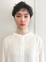 マイラ 銀座(myla)&nbsp;グランマッシュショートアンニュイウェーブ暗めカラーグレージュ