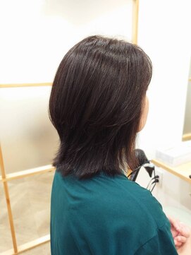 リノ 船橋(Lino) アプリコットオレンジ/くびれヘア/ウェーブショート/船橋