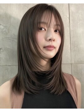 hum 立川【ハム】髪質改善・酸性ストレート・縮毛矯正 ココアベージュ/オリーブグレー/小顔/黒髪[立川/髪質改善]