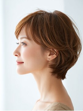 ビフィーノ リルネ(Bifino Rilune) クラゲヘアー/小顔/ココアベージュ/オリーブグレー/川西