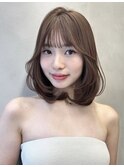 ♭大宮/レイヤーカット/チョコレートブラウン/ボブカット/
