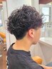 【メンズおすすめ♪】カット+メンズパーマ+ショートスパ ¥13300
