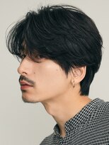 バイフィフス 原宿/表参道(by fifth) 原宿ニュアンスパーマショートメンズカットセンターパート