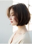レイヤーカット/ボブ/髪質改善カラー/縮毛矯正/暗めカラー