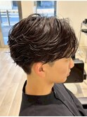 秋田メンズカットメンズパーマニュアンスパーマフェザーパーマ