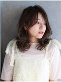 大人ガーリー/似合わせカット/イメチェン/前髪/ニュアンスパーマ