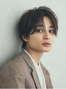 バイエイト(X８) マッシュフェードカットセンターパートセンター分け