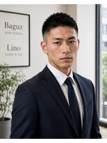 MEN's Baguz MEN'Sカット/ MEN'Sパーマ/ MEN'Sカラー 男らしいフェード×束感ベリーショート