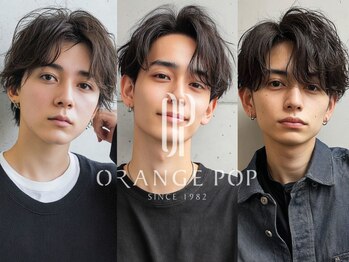 MEN'S ORANGE POP 流山おおたかの森 MEN'Sカット/MEN'Sパーマ/メンズカット/MEN'S眉毛の写真/メンズパーマで自然な動きとこなれ感*仕事も休日も楽しめる髪型に◎[流山おおたかの森/MEN'S/メンズカット]