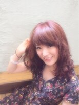 ヘアーミューズ リベロ(hair muse Livero) 【Livero】ゆるふわミディ×ピンクベージュ 1