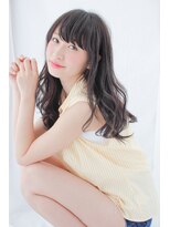 【Lond】暗髪でも重く見えない ウェーブ☆