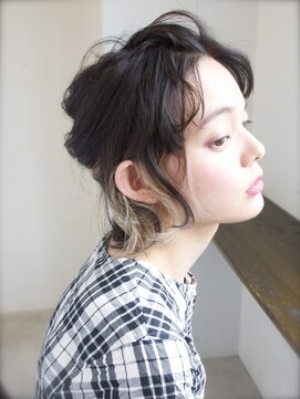 ユノ(juno) 【Lepes】くるりんぱ簡単ヘアアレンジ★ボブ