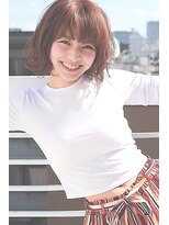 ラフィス ヘアーフラム 難波戎橋2号店(La fith hair flamme)&nbsp;『lafith』ボブベース☆ゆるウェーブスタイル