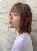 透けグレージュ