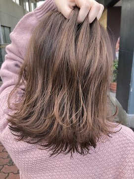 浪漫館 アプリーレ(APRILE) イルミナ　ミルクティーグレージュ　セミディ