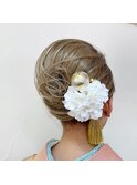 和装に似合うヘアセット